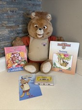 Vintage 1985 Teddy Ruxpin Animated Talking Bear Cassette Worlds of Wonder TOY