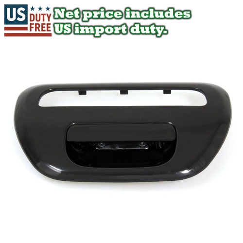Black tailgate handle cover - black,