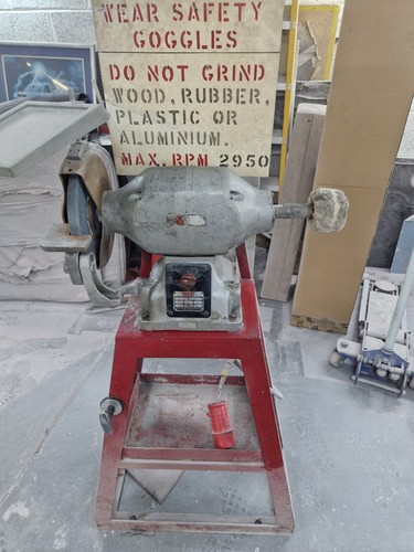 Bench grinder used - bench,