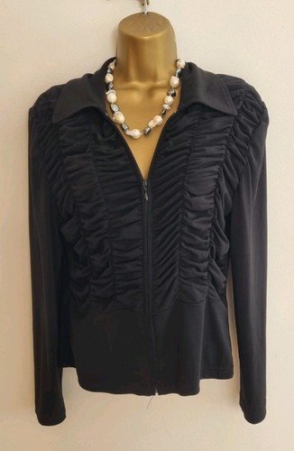 Joseph ribkoff black ruched - ribkoff,