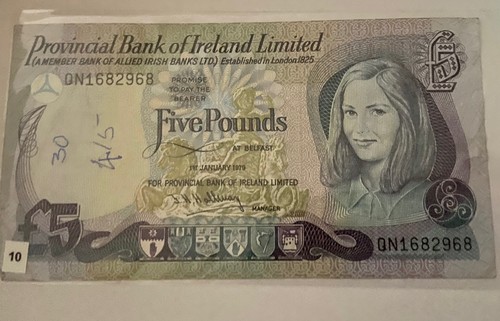 1x5 pound provincial bank - pound, of