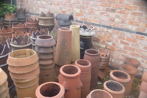 Chimney pots reclaimed crown - pots,