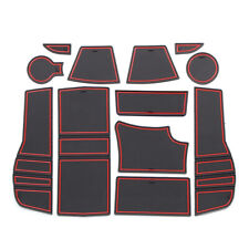 Rubber Non-slip Gate Slot Mats Cup Pad Fits Peugeot 2008 e-2008 GT Line 2020-22