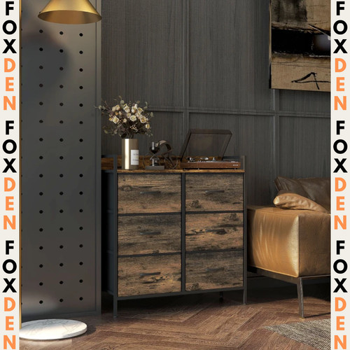Rustic large chest drawers - rustic,