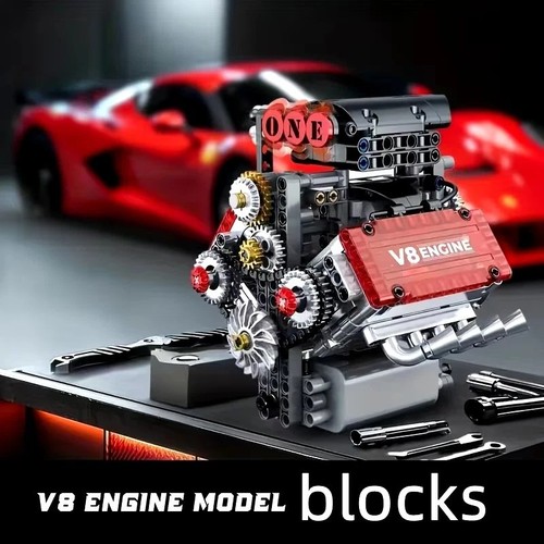 Motorized engine simulation - v8,