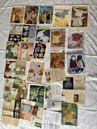 Vintage knitting patterns 25 - vintage,