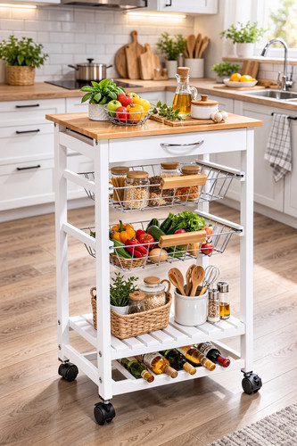 Tier kitchen trolley - 5,