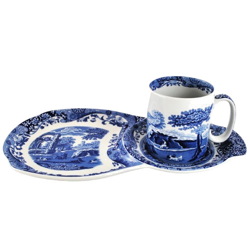 Spode blue italian tea toast - tea, &