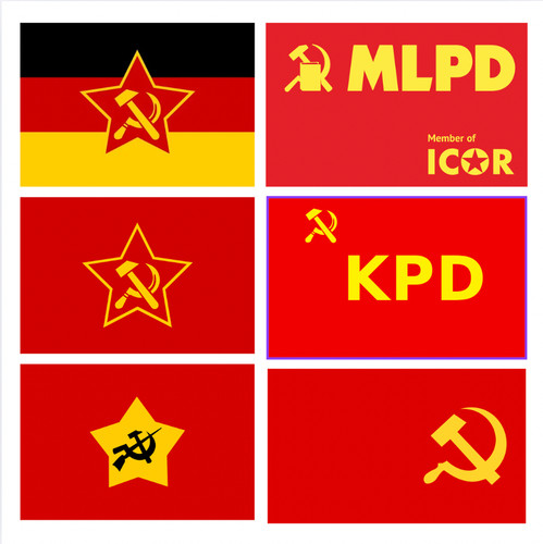Germany kpd flag marxist - flag,