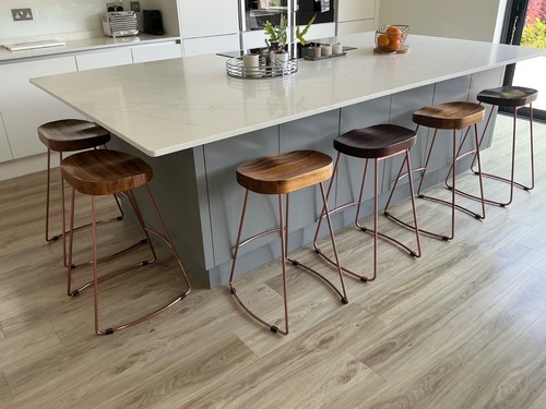 Kitchen bar stools wooden - 6,