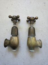 Antique BCWW Brass Globe Taps