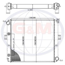 Radiator for TOYOTA Forklift