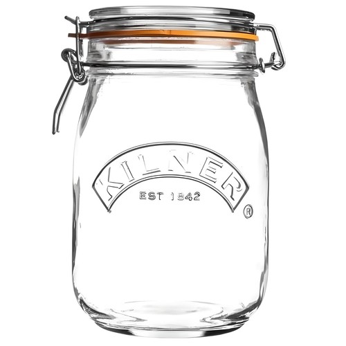 Kilner clip top jar round - top,