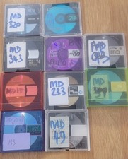 10 X Used Mini Discs all
