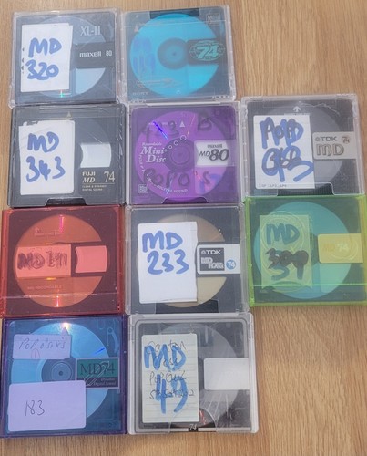 Used mini discs all - used,