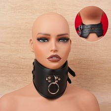 PU Leather Neck Collar Cuff