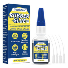 30G Rubber Adhesive, Black