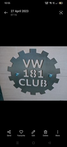 181 trekker badges - vw,
