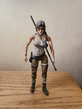 lara croft play arts kai tomb raider figure (read description)