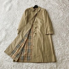 Burberry's Trench Coat Long Coat Spring Coat Nova Check