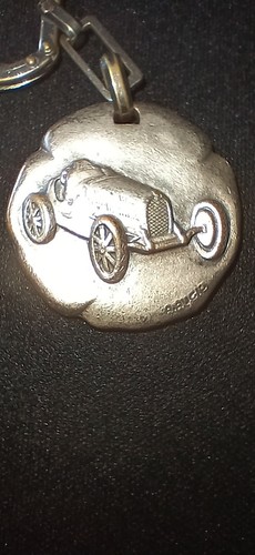 Vintage bugatti key ring - vintage,