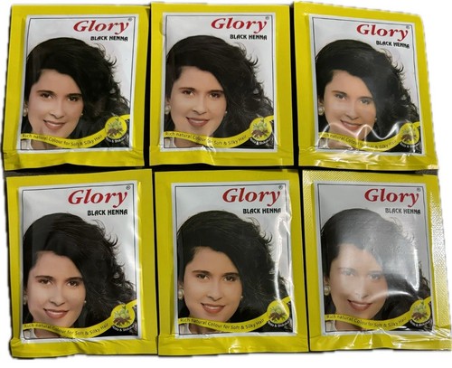 Glory henna hair dye - dye, black
