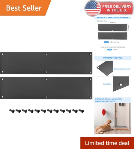 Black door kick - door, 4x16