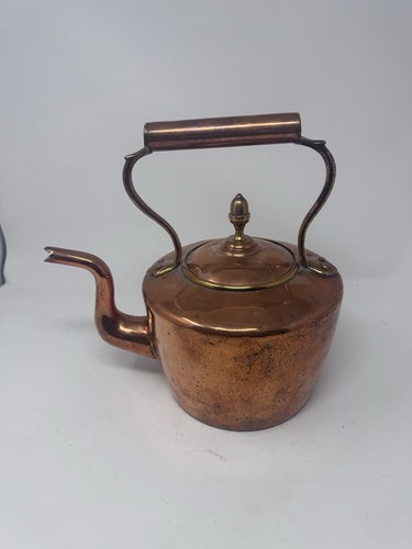 Antique copper kettle late - antique,