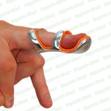 Mallet Finger Frog Aluminium Splint DIP Joint Pain Malleable Support Foam Brace
