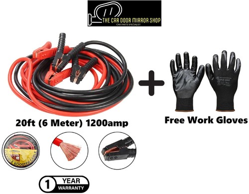 Jump leads 20ft - heavy, duty