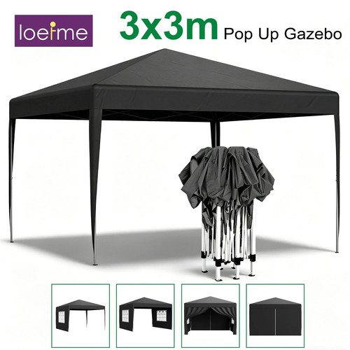 3x3m heavy duty gazebo marquee - 3x3m,