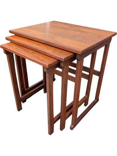 Mid century teak - teak, nesting