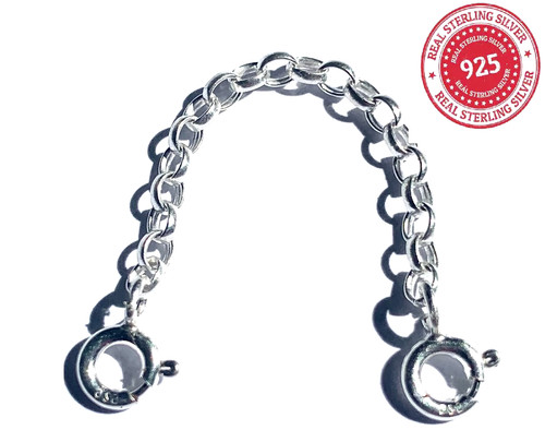 Sterling silver 5mm - sterling, 2.5mm
