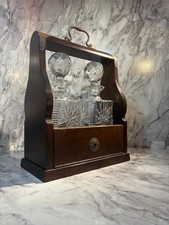 20th century mahogany tantalus