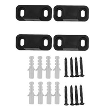 2 Set Sliding Barn Door Floor Guide Bottom Adjustable Dual Clip Floor2098