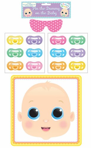 Pin the dummy baby - the, on
