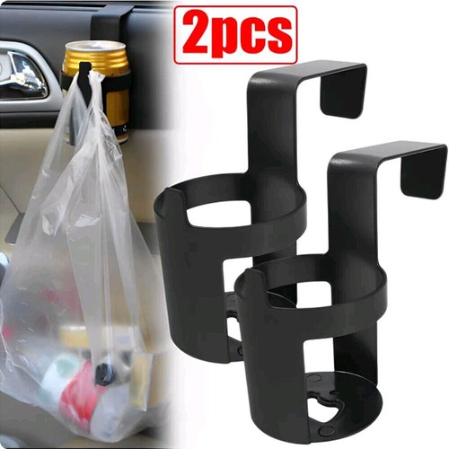 Black vehicle cup drink - 2x,