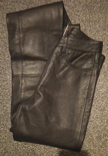 Leather trousers made in - leather,