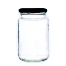100 x Glass Jam Jars 375ml Jar