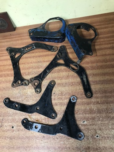 Bsa a10 engine plates gold - a7,