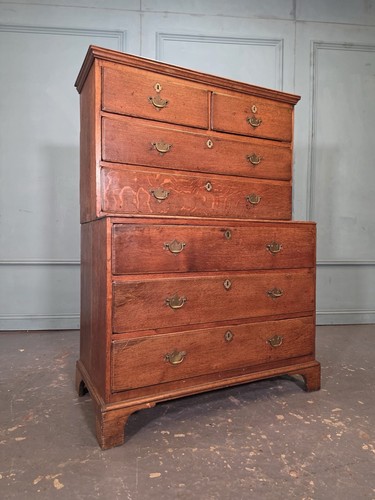 Large antique oak chest - large, of