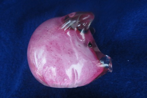 Pink pot belly pig - pot, shelf/