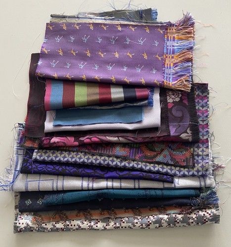 Bundle pieces silk brocade - bundle, silk/brocade