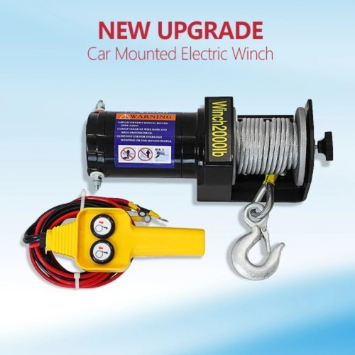 Vehicle winch 12v 24v - vehicle,