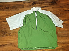 Sunice Typhoon 1/4 Zip Golf Jacket Mens green white Top - Size 3XL