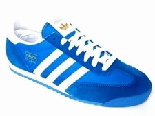 adidas Dragon Originals Mens Shoes Trainers Size 7 - 12 G50922  Blue Bird  White