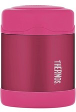 Thermos - Pink Kids Food Flask (290ml) - BPA Free, Stainless Steel, Spill Proof,