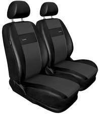 Front seat covers fit Rover 75 black/grey  Leatherette