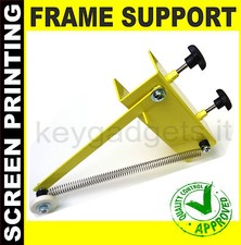 SCREEN PRINTING SUPPORT TOOL | spring action lift elevate frame | screen clamps