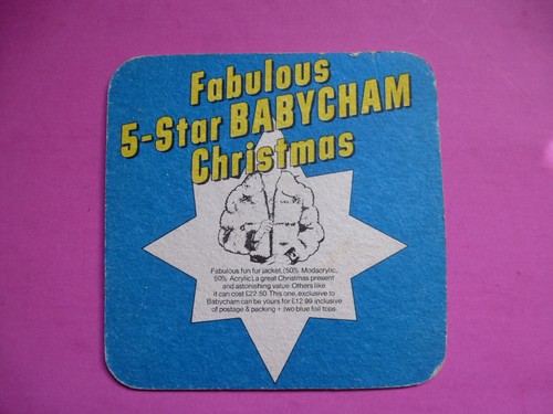 Beer bar coaster - coaster:, babycham